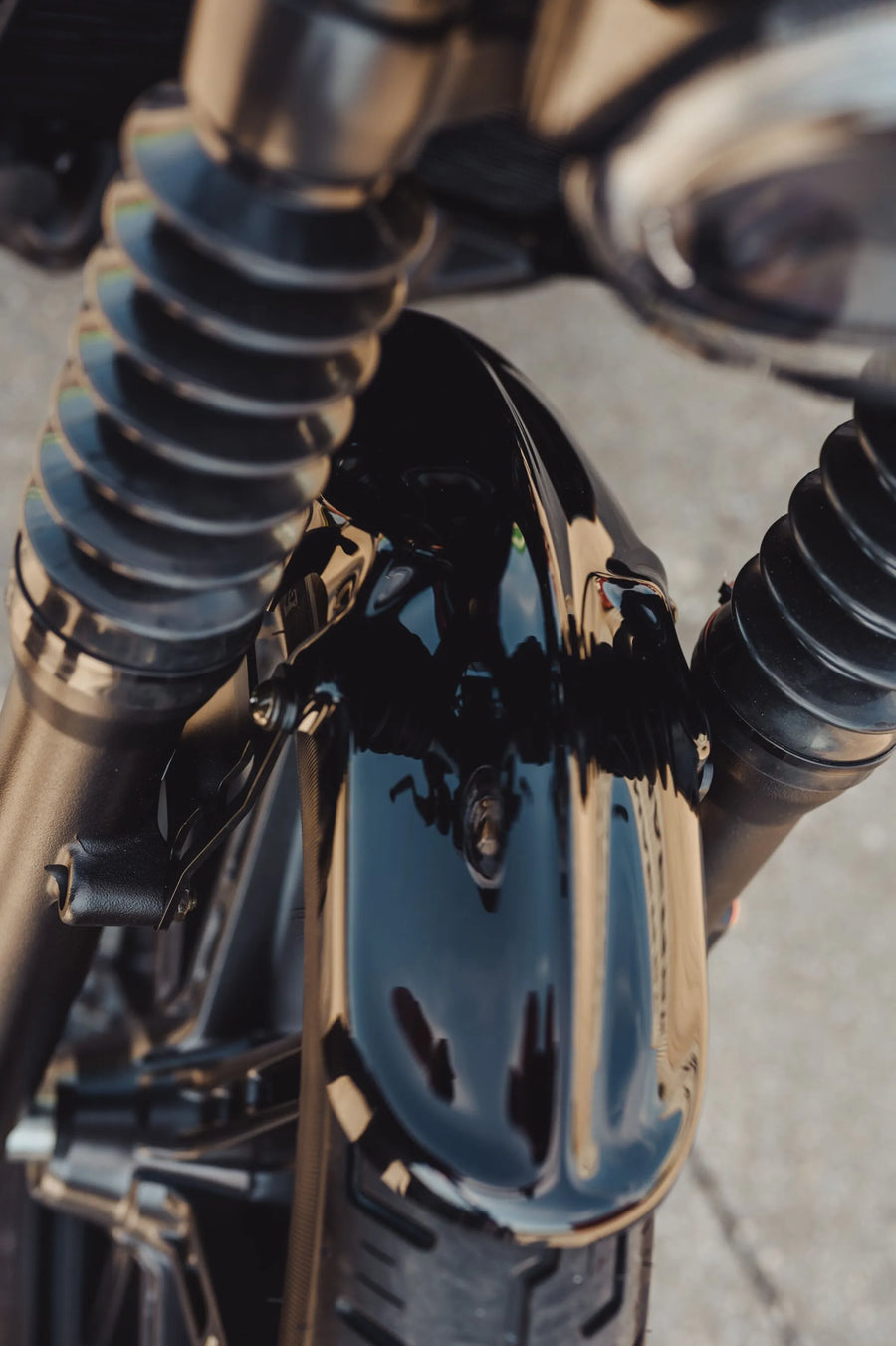 harley davidson nightster 975 special [CULT WERK] – front wheel mudguard old school