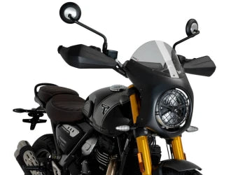 TRIUMPH SCRAMBLER 400X [2025] – Rail de pare-brise – Titane - 0