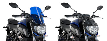 YAMAHA MT-07 [2020] - Pare-brise Touring nouvelle génération | Bleu | PUIG9667A