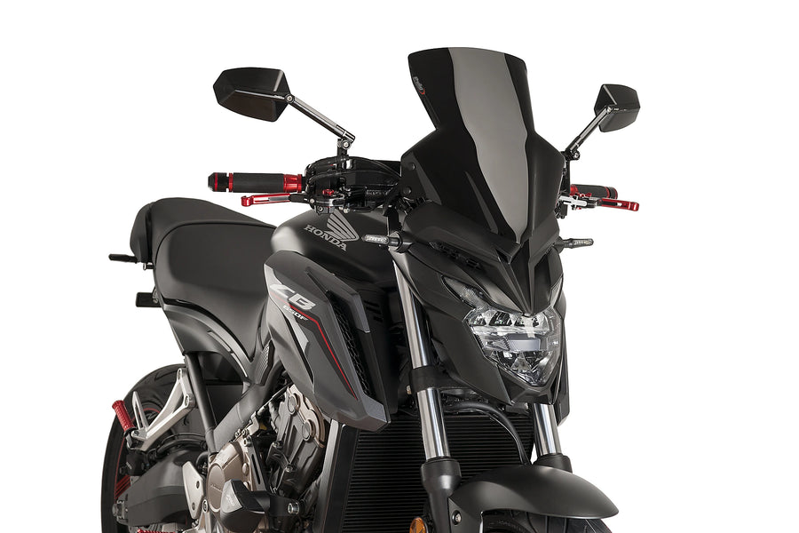 HONDA CB 650 F [2018] - New Generation Sport Windschild | Schwarz | PUIG 9687N