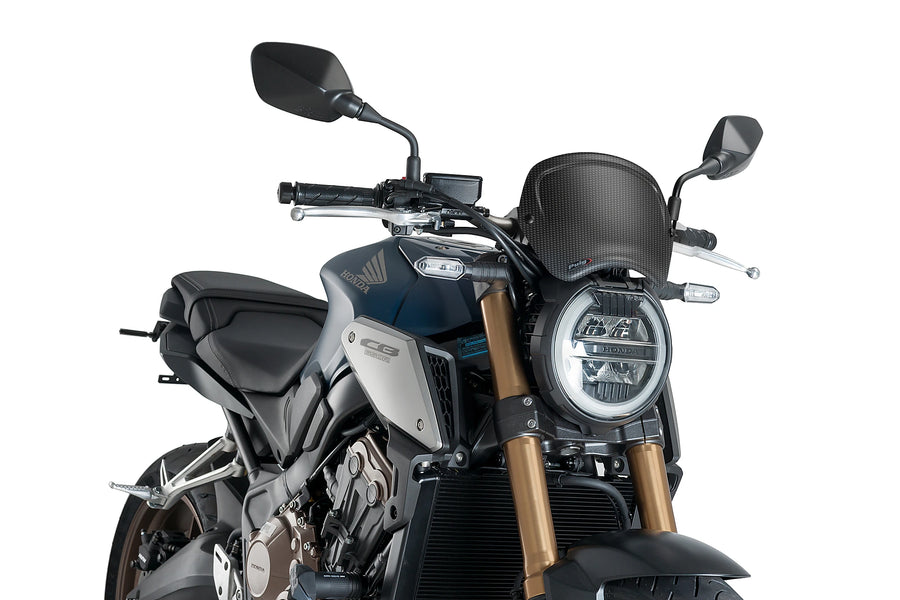 HONDA CB 650 R NEO SPORTS CAFE [2023] - Frontplatte aus ABS | Carbon-Optik | PUIG 9768C