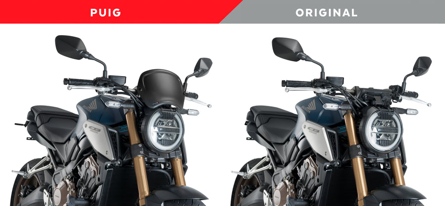 HONDA CB 650 R NEO SPORTS CAFE [2023] – Face avant ABS – Look carbone