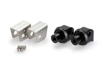 BMW F 900 GS ADVENTURE [2024] – Adapter Beifahrer Fußrasten- Gummipad – Schwarz - 0