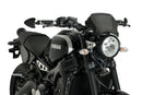 YAMAHA XSR 900 [2021] - Aluminium-Frontplatte | Schwarz | PUIG 9806N