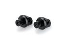 APRILIA SHIVER 900 [2020] – Adapter Beifahrer Fußrasten- Gummipad – Schwarz-2