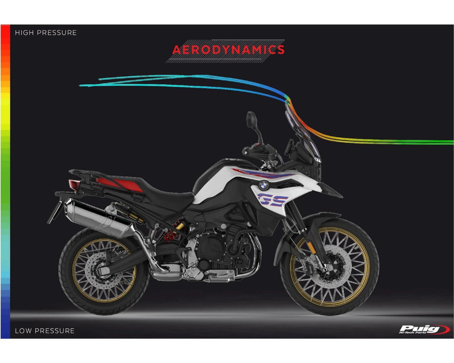 BMW F 800 GS [2025] – Adjustable windshield – heavily tinted