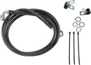 harley davidson fxsts [DRAG SPECIALTIES] – Verlängertes Bremsleitungs-Kit aus schwarzem Vinyl-1