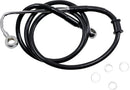 harley davidson flstc [DRAG SPECIALTIES] - Conduite de frein rallongée en acier inoxydable-2