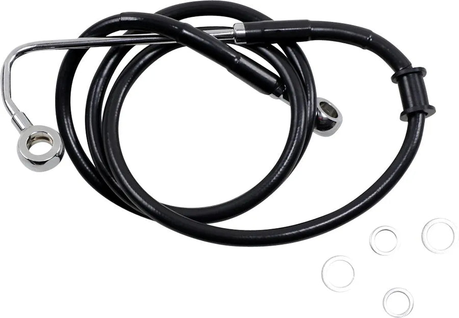 harley davidson flstc [DRAG SPECIALTIES] - Conduite de frein rallongée en acier inoxydable