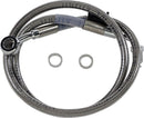 harley-davidson street bob [DRAG SPECIALTIES] – Conduite de frein rallongée en acier inoxydable-1