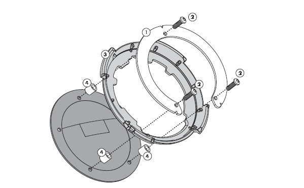 Yamaha XJ6 Diversion [2009–2013] – Befestigungsring für Tanklock