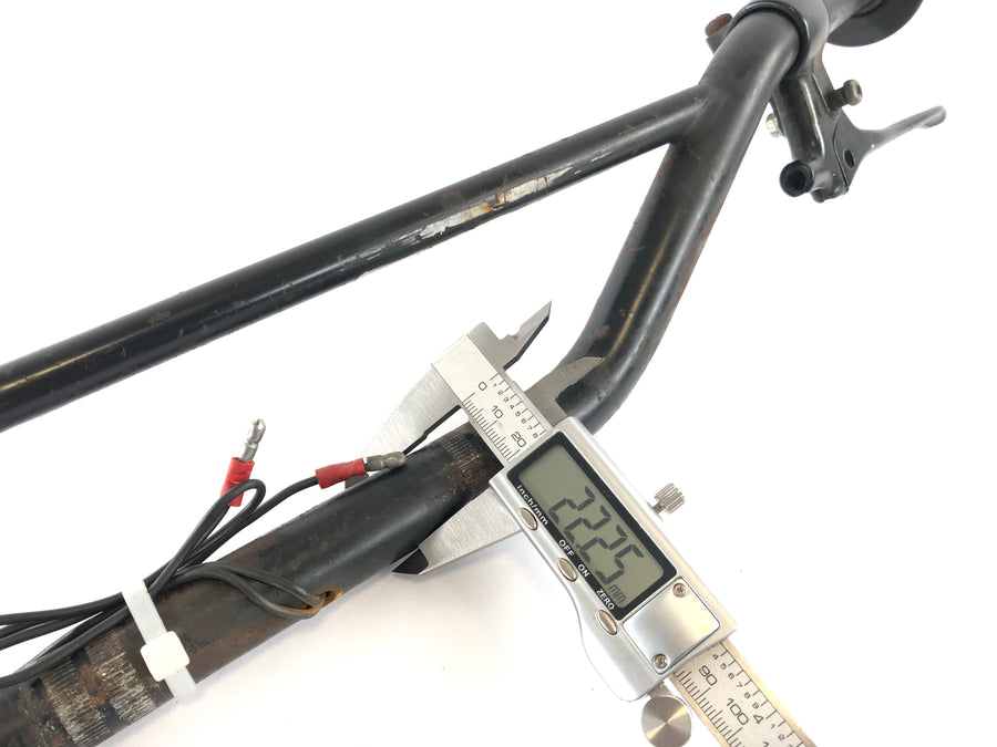 Honda XL 600 LM PD04 [1987] - Guidon avec clignotants en œil de bœuf et levier de décompression