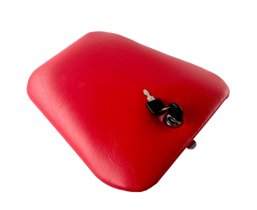 Cagiva Mito 125 EVO pillion seat passenger seat with lock [red]