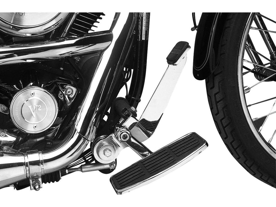 Harley Davidson FXWG [1983-1985]-Adjustable driver-mini kicking boards Chrom
