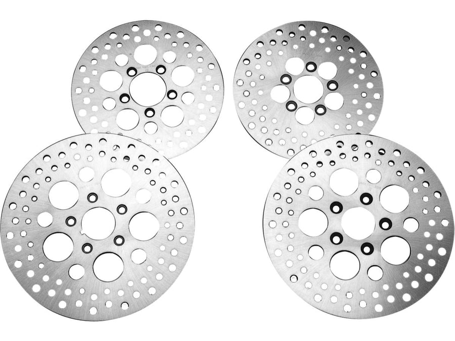 Harley Davidson Sportster [1974-1977] - Disque de frein en acier sans instruction 11,5 "Front de satin