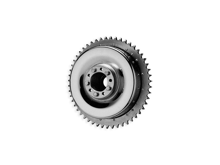 Harley Davidson Panhead [1958-1962]-chrome-plated brake drum with chain wheel