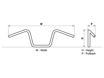 Harley Davidson FXSSTS [1988-2003] -1 1/4 "Chubby Springer Knuckle Style Lenker - 0