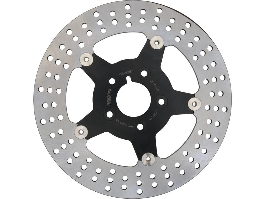 Harley Davidson Sportster [1985-1999] - Disque de frein flottant 5 trous noir noir