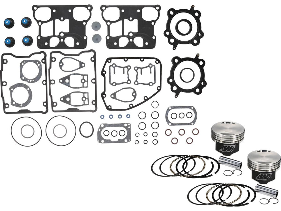 Harley Davidson Dyna [1999-2006] – Geschmiedetes Kolbenkit mit Oberen Dichtungssatz