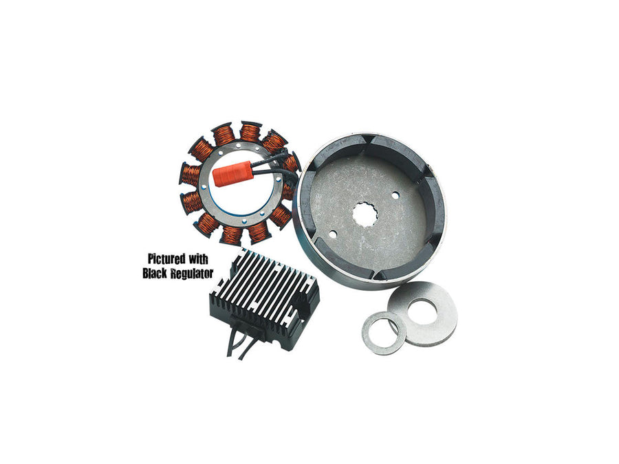 Harley Davidson Touring [1985-1998] -32 Système de charge AMP avec contrôleur chromé