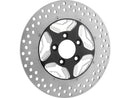 Harley Davidson Touring [2008-2024] -SpeedStar Disc de frein en 2 parties noir 11,8 "-1