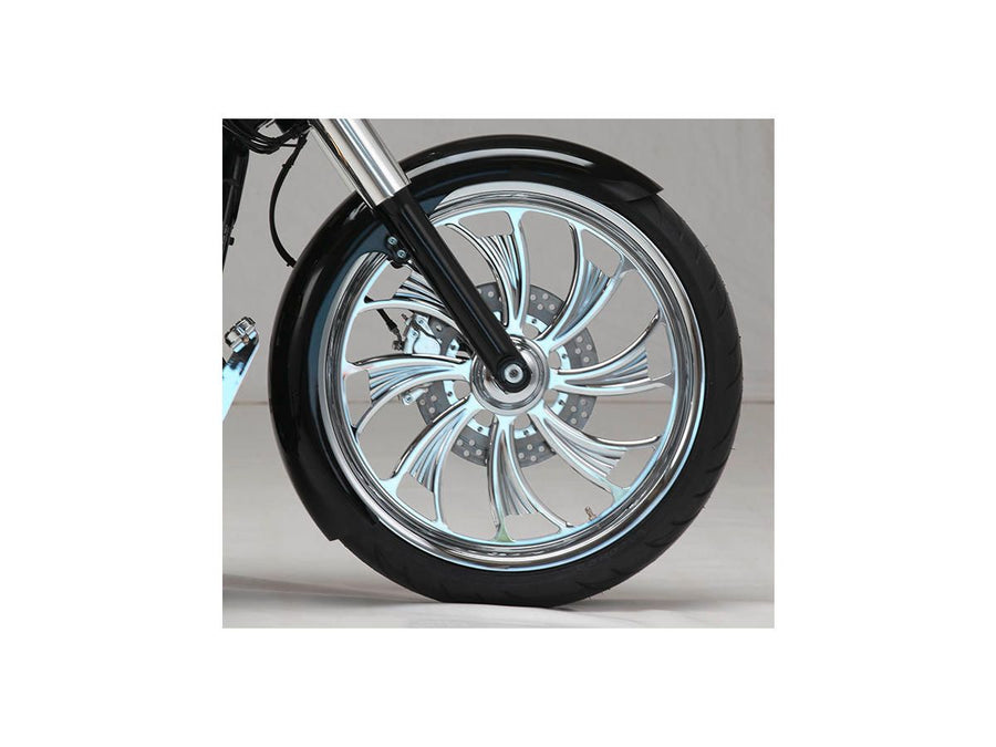Harley Davidson Fl Shovel [1982-1984] -Super Charger Ribel Disc Chrome 1 1/2 "70 ...