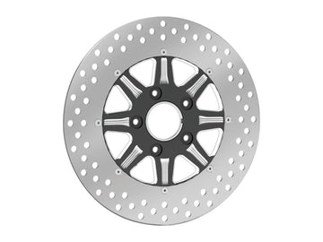 Harley Davidson Sportster [2014-2020]-Velocity 2-part brake disc black