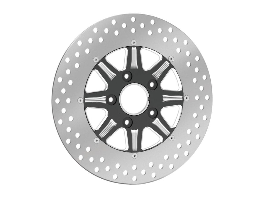 Harley Davidson Sportster [2014-2020]-Velocity 2-part brake disc black