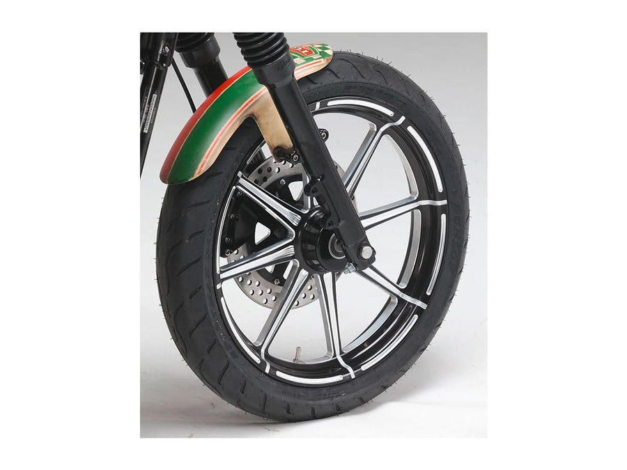 Harley Davidson Sportster [2014-2020]-Velocity 2-part brake disc black