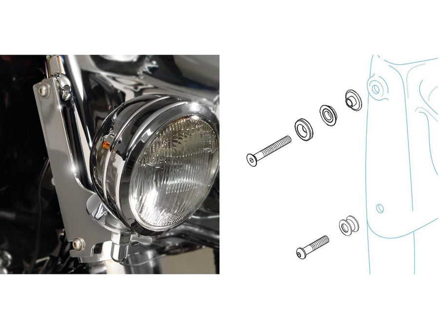 Harley Davidson Flhr [2016-2022] -Switchblade Montagdes Kit Windschutzen lundi