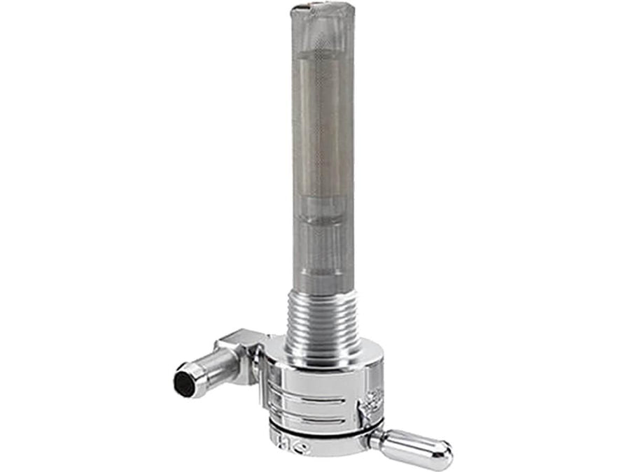 Harley Davidson - 3/8 "NPT Valve de carburant à la sortie extérieure avant Chrome