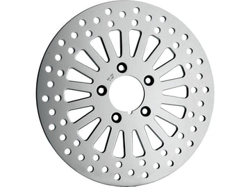 Harley Davidson Touring [2008-2024]-Nitro brake disc stainless steel polished 11.8 "