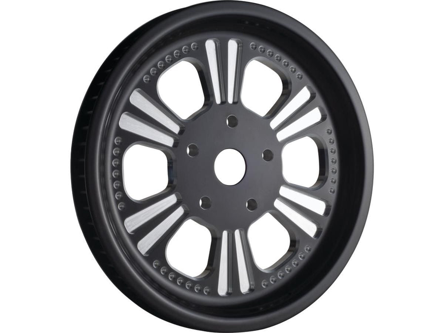 Harley Davidson Dyna [2000-2005]-Dominator 6 Belt disc black 1 1/8 "70 teeth