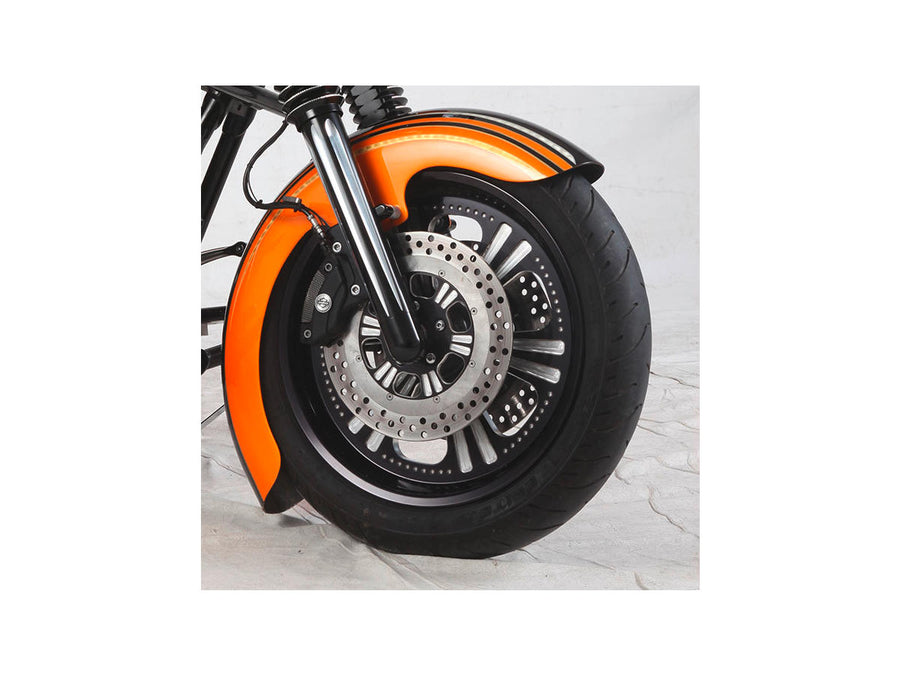 Harley Davidson Dyna [2000-2005]-Dominator 6 Belt disc black 1 1/8 "70 teeth