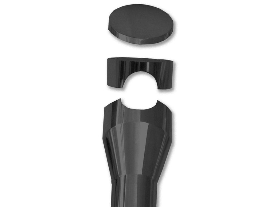 Harley Davidson Up [1974-1974]-Big Bone 100 Risers black powder-coated 1 "