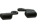 Harley Davidson Softail [1996-2014]-striped LED turn signal in black powder-coated-1