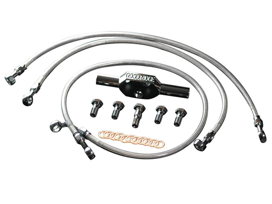 Harley Davidson Flhr [2008-2008] -set de gestion des freins high-end +6 "