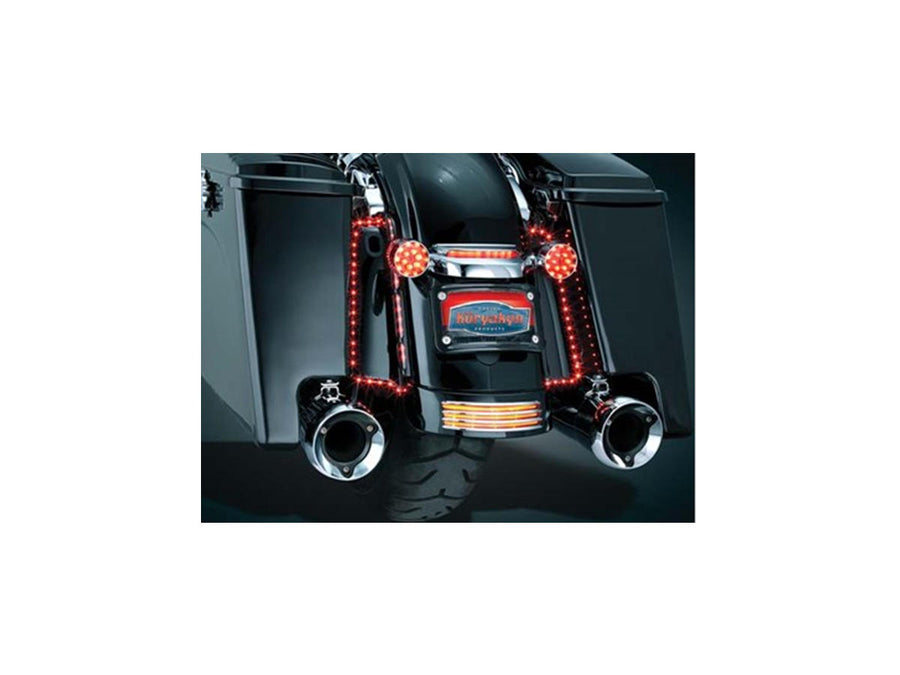 Harley Davidson Touring [1997-2013] Arestres arrière Light Light Black