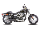 Harley Davidson FXDF [2014-2016]-double grooves slip-on silencer black satin-1