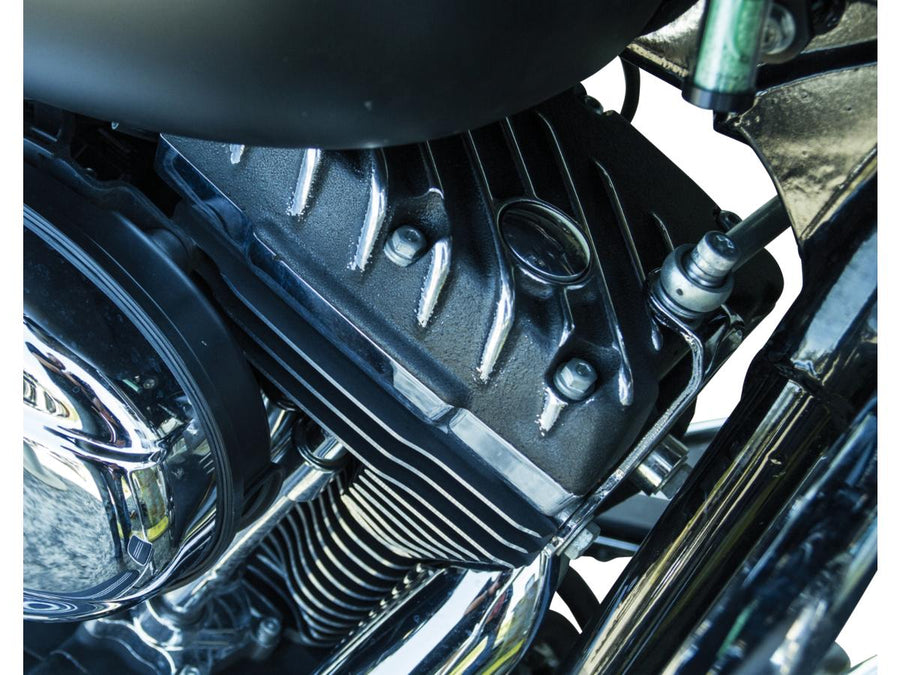 Harley Davidson Sportster [2004-2020] – Ribsters Rocker Box Abdeckung Schwarz Cut