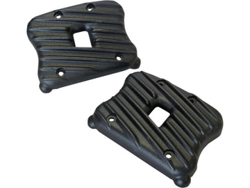 Harley Davidson Dyna [1999-2017] -Ribsters Rocker Box Cover Noir Cut