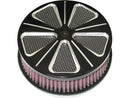 Harley Davidson – Hornet Hi-Flow Luftfilter Schwarz Eloxiert-1