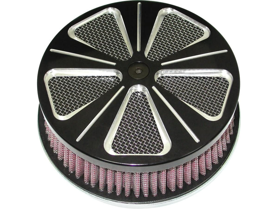 Harley Davidson – Hornet Hi-Flow Luftfilter Schwarz Eloxiert