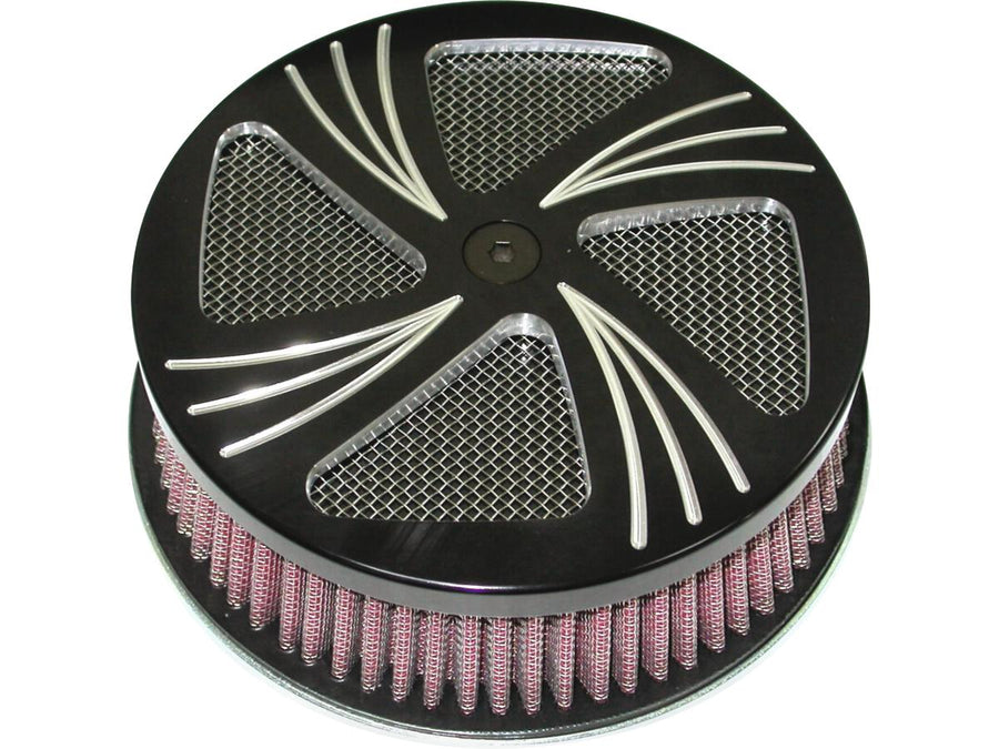 Harley Davidson – Sidewinder Hi-Flow Luftfilter Schwarz Eloxiert