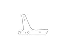 Harley Davidson Sportster [2004-2020]-Sissy bar side plates Chrom-4