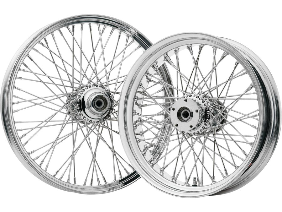 Harley Davidson FXDWG [2000-2003]-60-spokes 21x3.50 sd black wheels