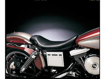 Harley Davidson Dyna [2004-2005] - Vinyle noir lisse en solo de Bone Bone