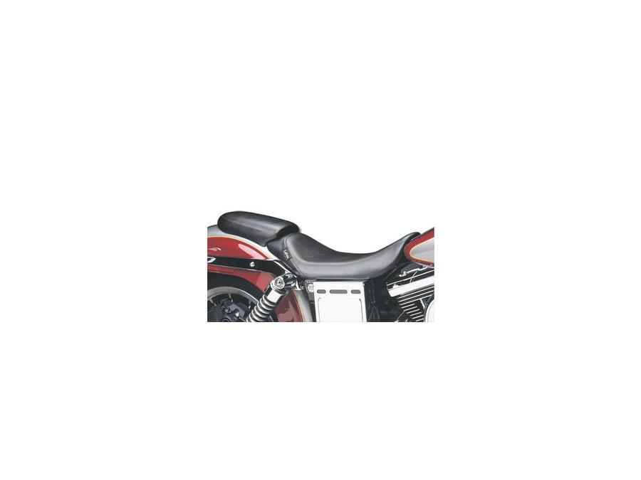 Harley Davidson Dyna [2004-2005] – Bare Bones Soziuspolster Glattes Schwarzes Vinyl