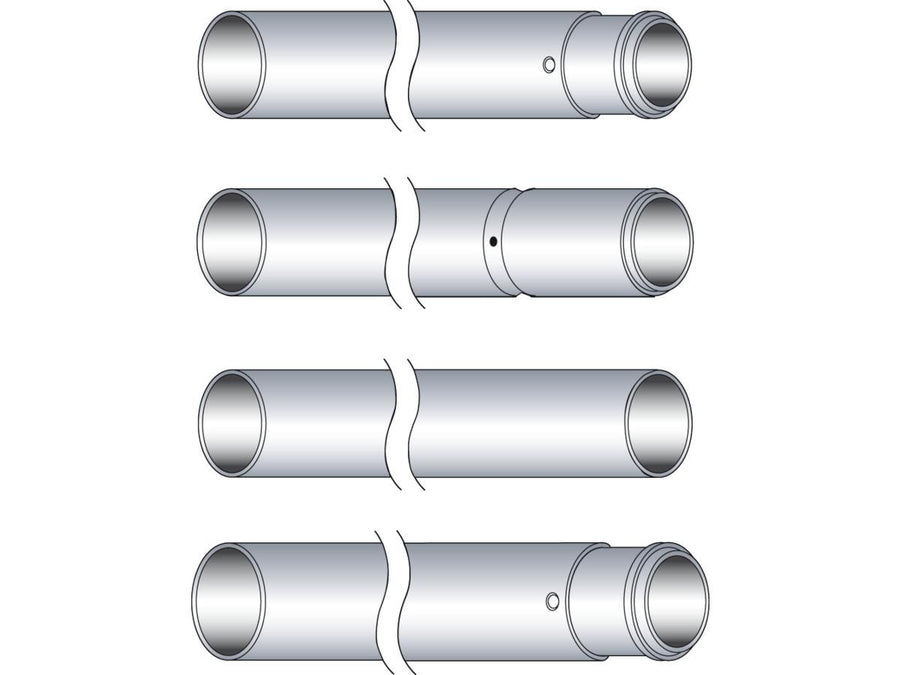 Harley Davidson Softail [1984-1999] -41mm Hard Chrome Fork Pipes FL +6 "/ flst +4" / fxst