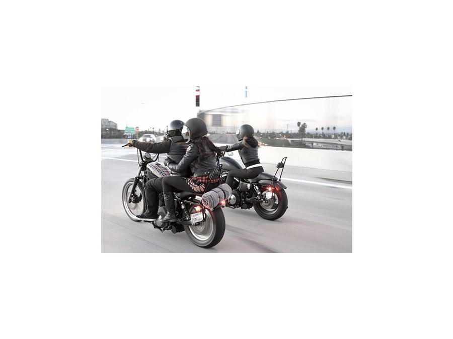 Harley Davidson Sportster [2004-2020] - High Sissy Bar avec noir rembourré